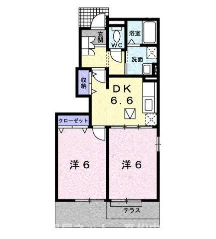 【間取り】 | ラッキー　Ａ