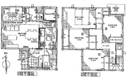 佐伯区五日市中央3丁目　№37215の間取り|４ＬＤＫ＋畳コーナー
駐車2台可