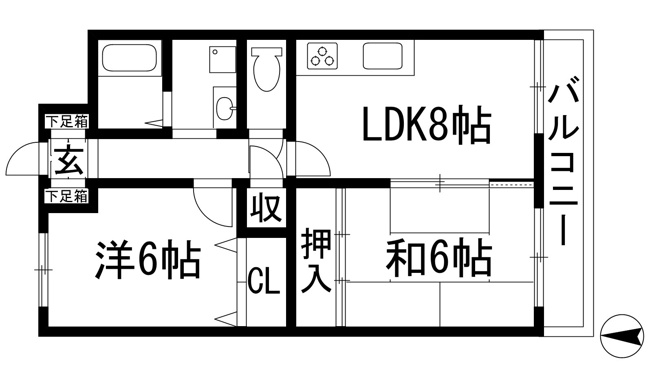 【間取り】 | ピンリーブル2