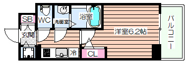 【間取り】 | エスリード弁天町ノースプレミア