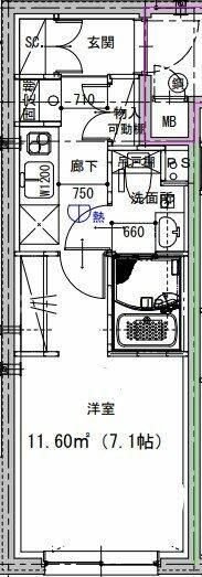 【間取り】 | ベルシードステアー新中野