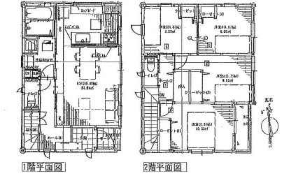 佐伯区五日市中央3丁目　№37232の間取り|４ＬＤＫ
駐車2台可