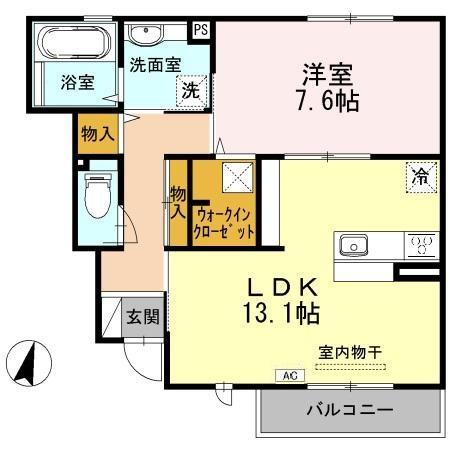 【間取り】 | ソレイユみささぎ