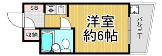 リアライズ甲陽園の間取り