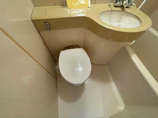 掃除のしやすいシンプルなトイレです！