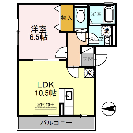 【間取り】 | エスポワール