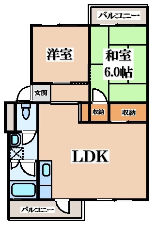 【間取り】 | 柱本団地