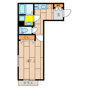 【間取り】 | ＭＡＩＳＯＮ　ｄｅ　ＬＩＢＲＥ（メゾンドリブレ） | 間取り図
