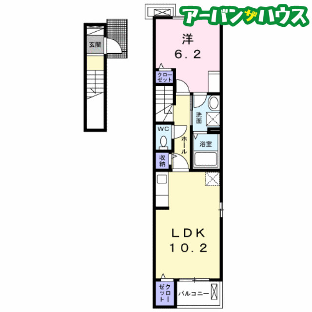 ヴェルドミールⅡの間取り