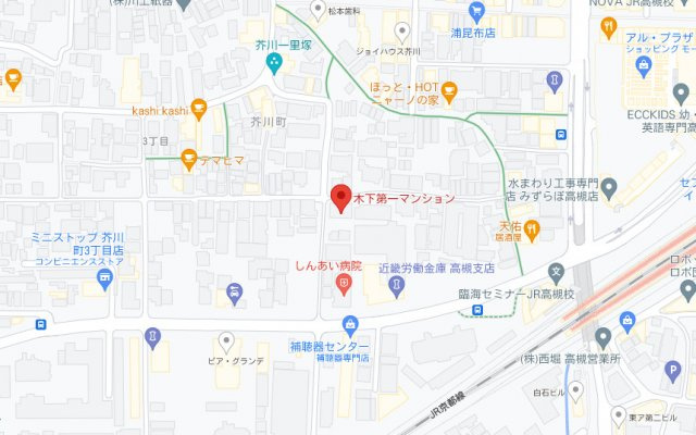 木下マンション第一の地図