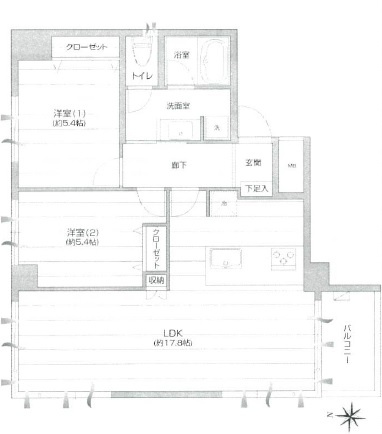 【間取り】 | ハイムシナジー仙川