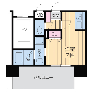 ドゥーエ森ノ宮の間取り