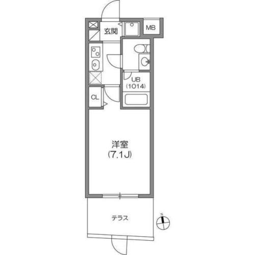 【間取り】 | ガーラプレイス八幡山壱番館