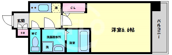 エスリード京橋アミュゼの間取り|エスリード京橋アミュゼ　間取り