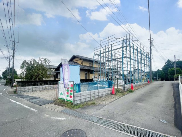 【前面道路含む現地写真】 | 高崎市箕郷町西明屋　新築住宅