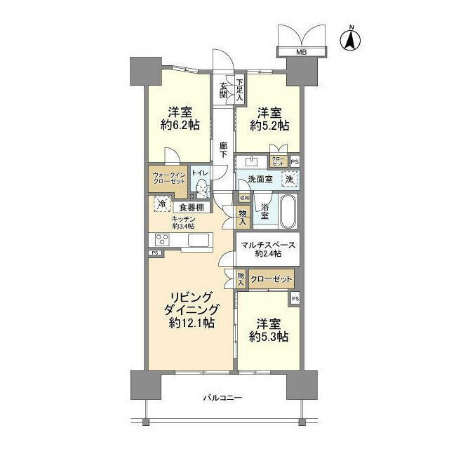 ＭＪＲ深川住吉の間取り