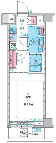 【間取り】 | ガリシア西馬込