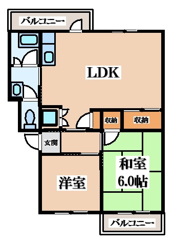 【間取り】 | 柱本団地