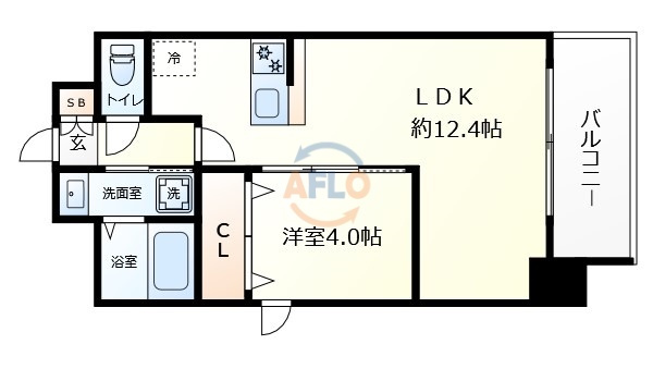 Alivis北梅田の間取り|Alivis北梅田　間取り