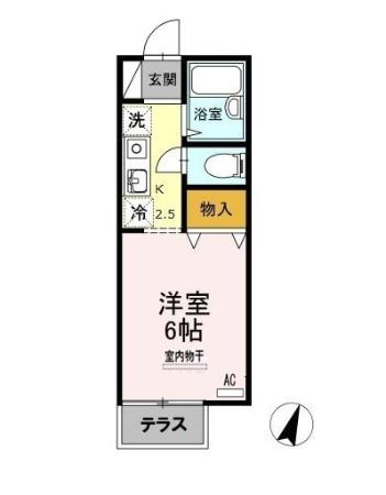 【間取り】 | ドルフ北烏山D棟
