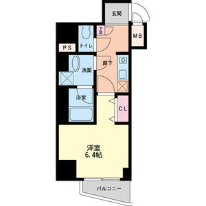 フォレステージュ北堀江の間取り