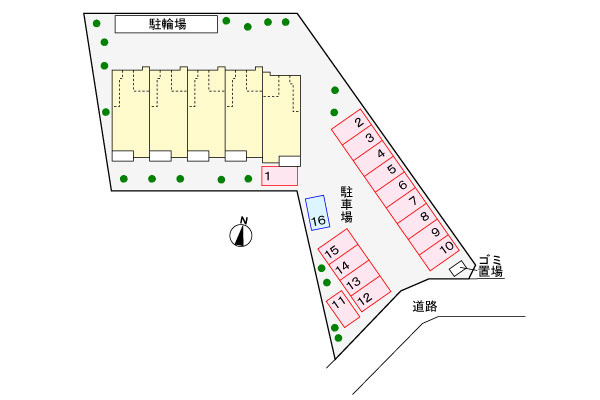 グレース寿の区画図