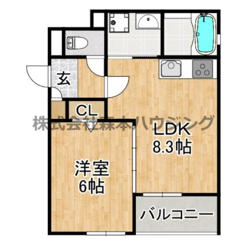 【間取り】 | 　スリール萱島東