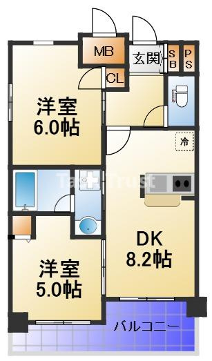【間取り】 | エステムプラザ梅田・中崎町Ⅲツインマークスサウスレジデンス