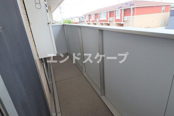 ル リッシュ　Ｂのバルコニー|高崎、前橋のお部屋探しはエンドスケープまで！お客様の理想お聞かせ下さい♪