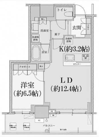 グランドメゾン新梅田タワー THE CLUB RESIDENCEの間取り
