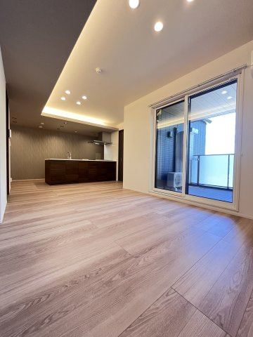 大阪市城東区永田２丁目の賃貸マンションの居間・リビング