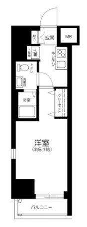 グランスタイル浅草の間取り