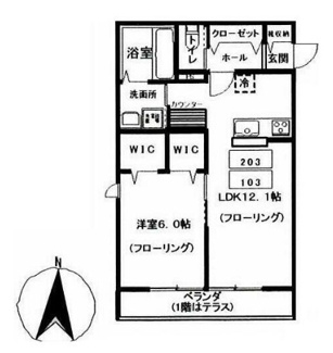 【間取り】 | ル　シエル　ブルー