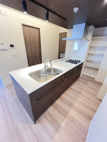 大阪市城東区永田２丁目の賃貸マンションのキッチン