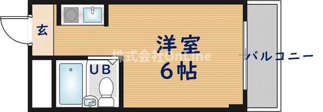 【間取り】 | YOUハイム衣摺Ⅱ番館