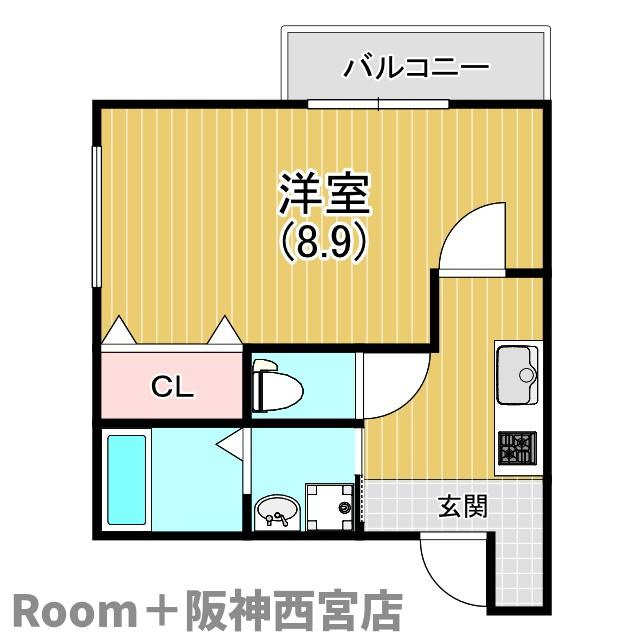 フジパレス西宮今津Ⅲ番館の間取り