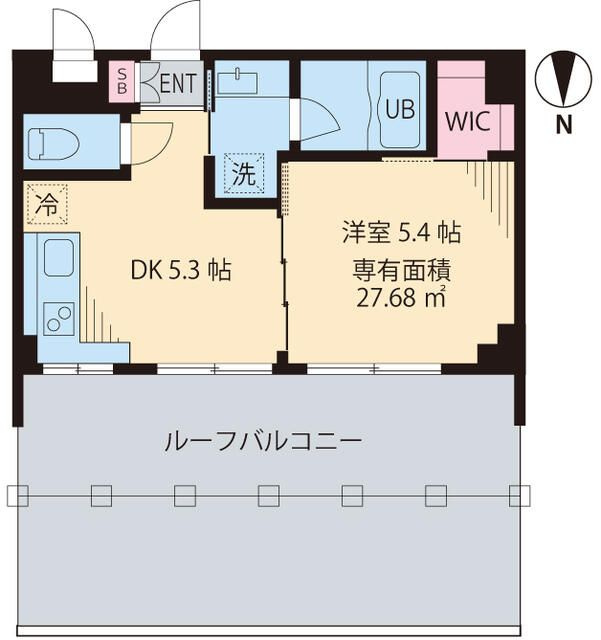 ビイルーム下北沢の間取り