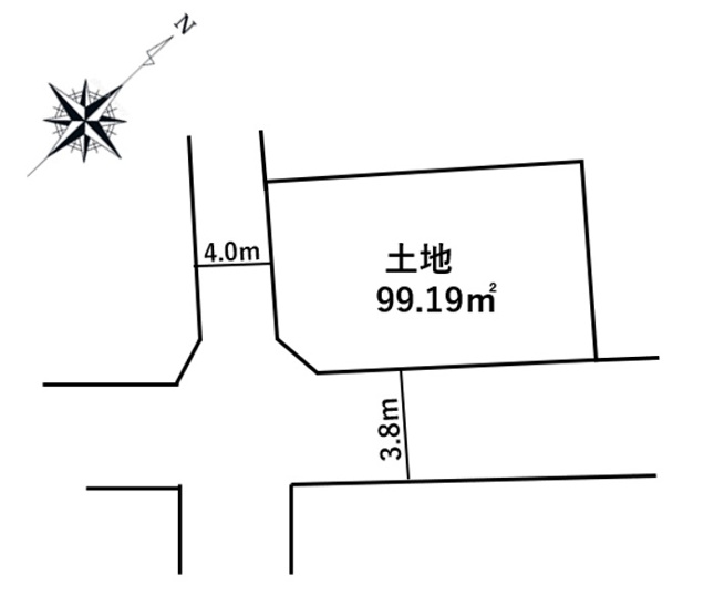 【土地図】 | 葵区北2丁目　土地