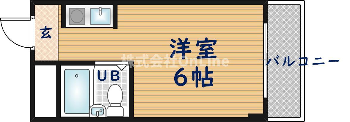 YOUハイム衣摺Ⅱ番館の間取り