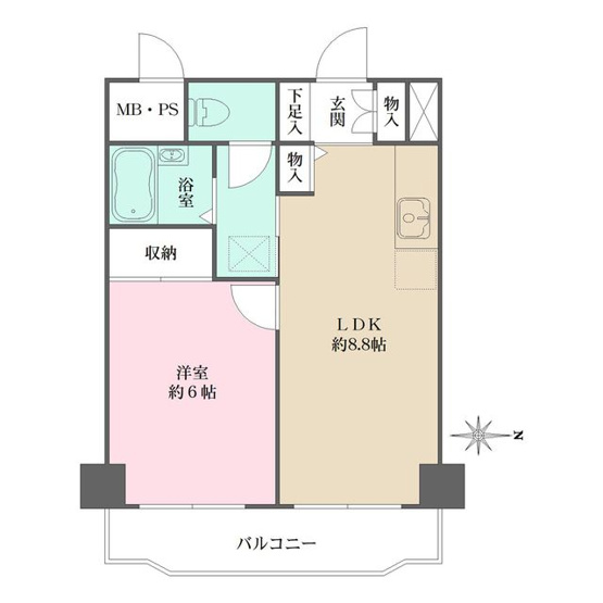 【間取り】 | シェソワ百人町