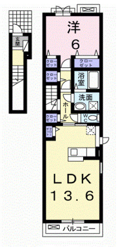 ラフレシールの間取り