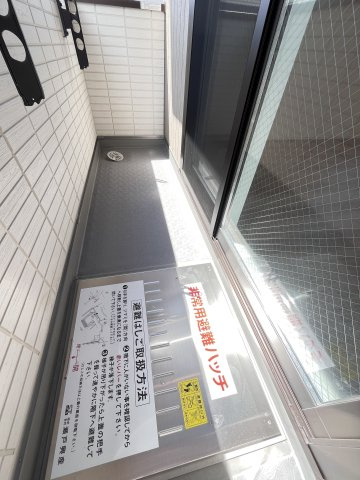 大阪市城東区永田２丁目の賃貸マンションのバルコニー