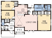 北群馬郡榛東村広馬場　平屋　新築住宅　の画像
