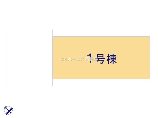 【区画図】 | 名古屋市中村区宿跡町２丁目89-4『仲介料無料』新築戸建て | 1号棟