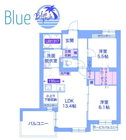 【間取り】 | Crest Garden N