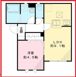 【間取り】 | ルミエール平井