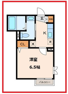 【間取り】 | シャーメゾン華みずき3号館