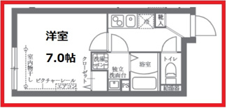 【間取り】 | ココキューブ西日暮里
