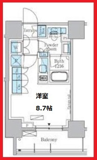 【間取り】 | パークアクシス蔵前