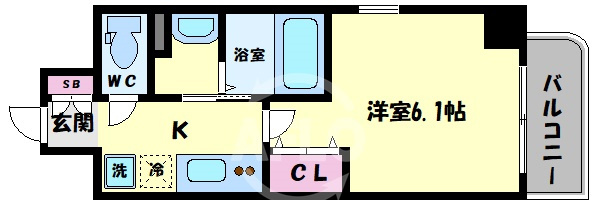 オズレジデンス今里NORTHの間取り|オズレジデンス今里NORTH　間取り図